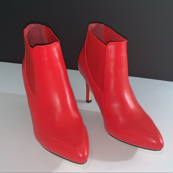 Allegra K Shoes - 3/25 Allegra K pointed toe chelsea  red booties